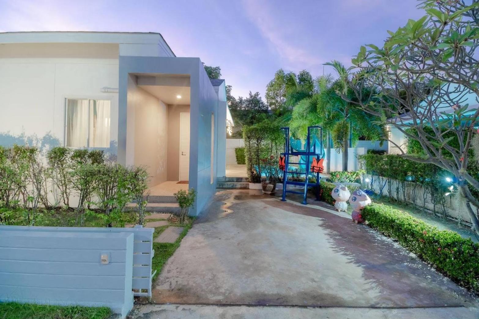 Near Beach One Pool Villa 1 Cha-Am Ngoại thất bức ảnh
